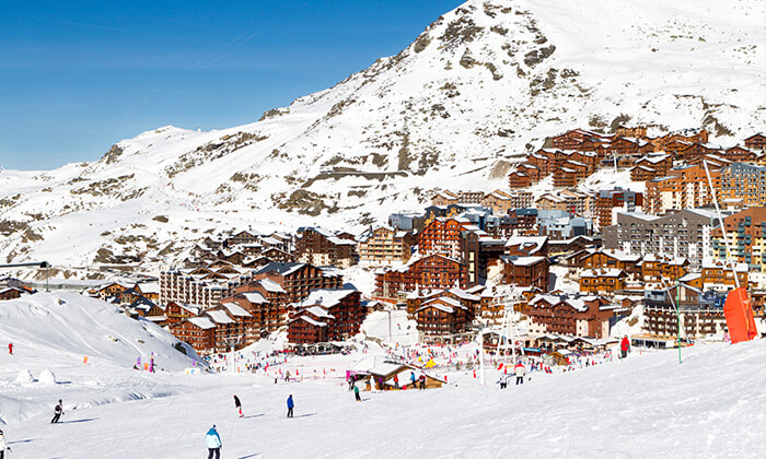 מחיר חופשת סקי באתר הצרפתי Val Thorens