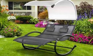 ריחופית זוגית כמה כיף לרחף: כסא נדנדה זוגי לגינה ולמרפסת ב-999 ₪ בלבד מחיר נדנדה למרפסת